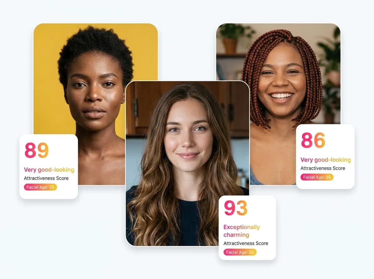Accurate AI face rater