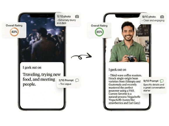 AI roasts dating app photos and bio