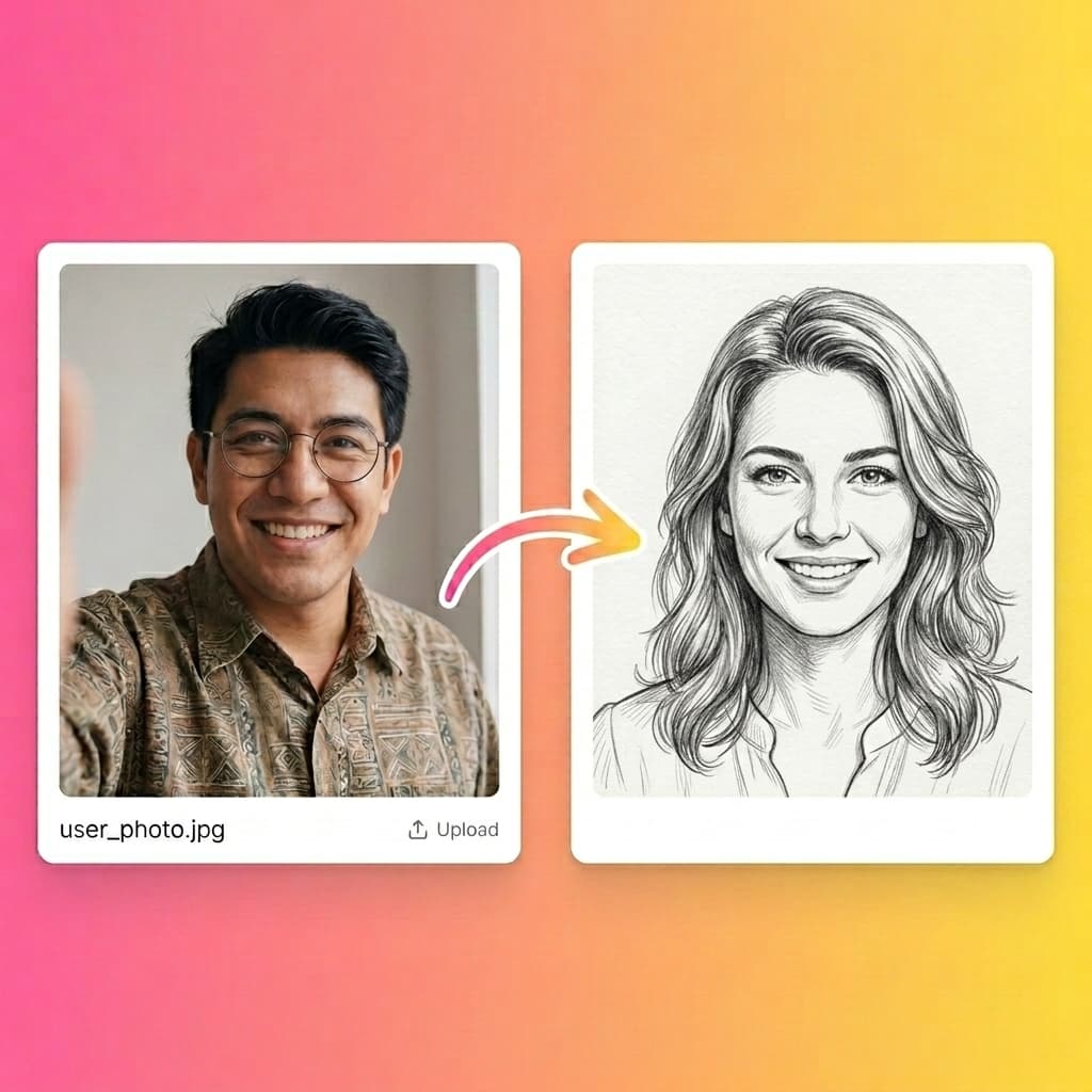 Draw soulmate sketch using AI